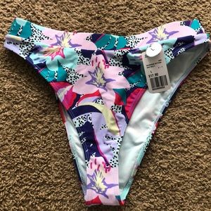 High leg, high waisted NWT swimsuit bottoms